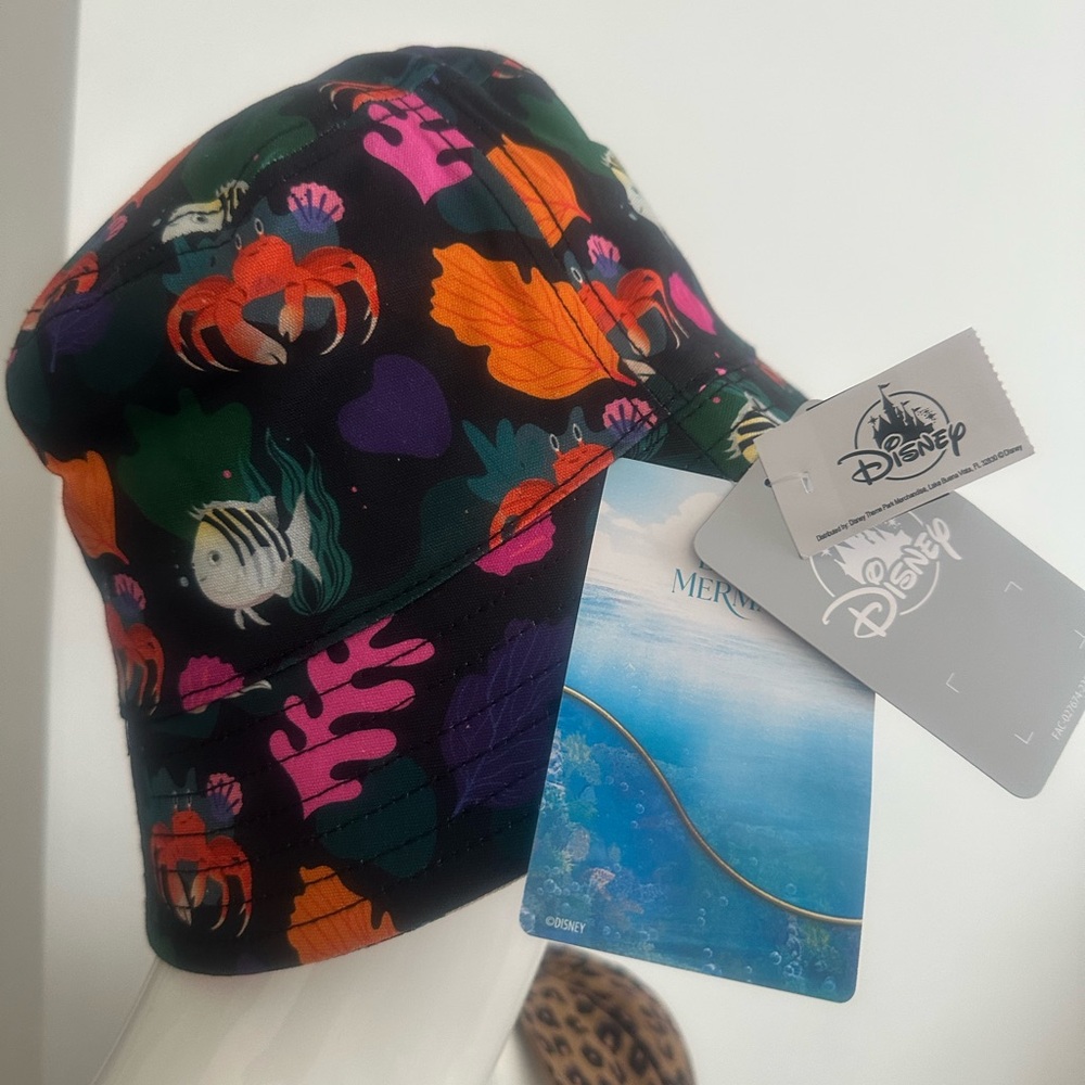Disney Vibrant Sea Life Bucket Hat from the Disney movie “THE LITTLE MERMAID”